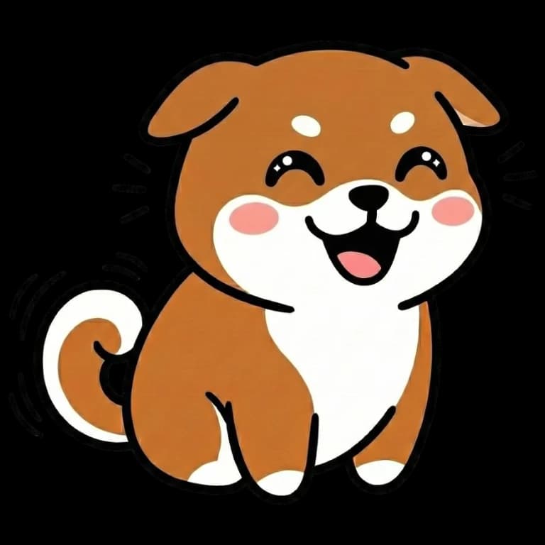 Kibo, smiling